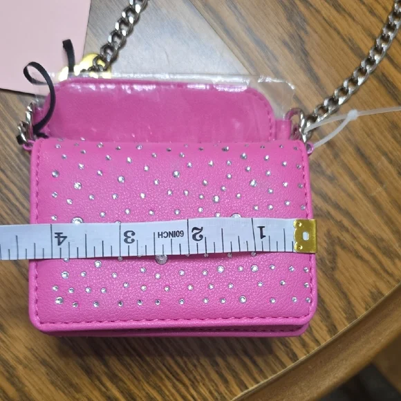 Juicy Couture Pink Mini Bag with Silver Chain - Picture 6 of 8